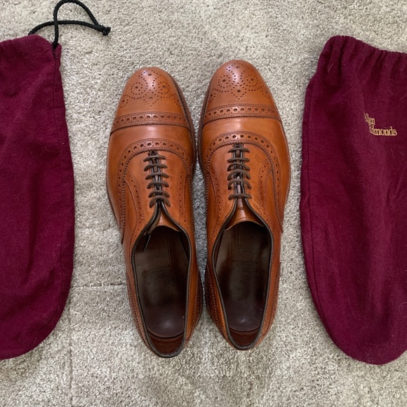 Allen Edmonds Strand Dress Shoe in Walnut Sz. 10 D (medium width) - Picture 1 of 8